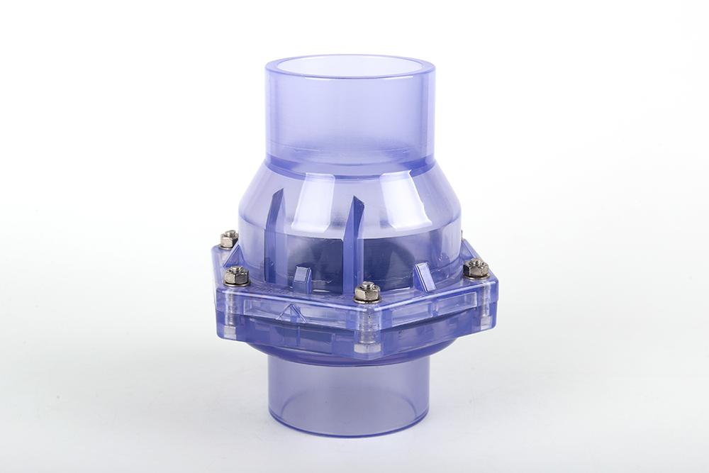 三才镇透明翻板式止回阀